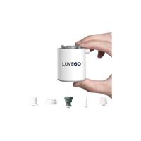 Luvego luchtbed pomp MINI PUMP - Oplaadbare luchtbedpomp - 400LM lantaarn - 3-in-1