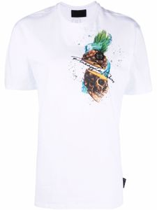 Philipp Plein t-shirt Pineapple Skies - Blanc