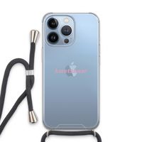 kwetsbaar: iPhone 13 Pro Transparant Hoesje met koord