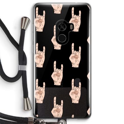 Rock: Xiaomi Mi Mix 2 Transparant Hoesje met koord
