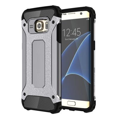 Voor Samsung Galaxy S7 Edge / G935 hard Armor TPU + PC combinatie hoesje (grijs)