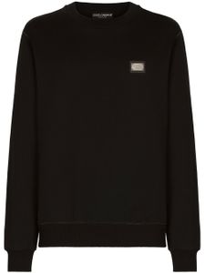 Dolce & Gabbana sweat à patch logo - Noir