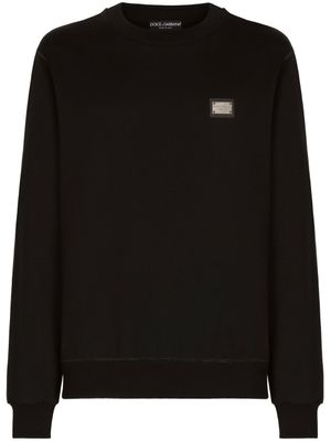 Dolce & Gabbana sweat à patch logo - Noir