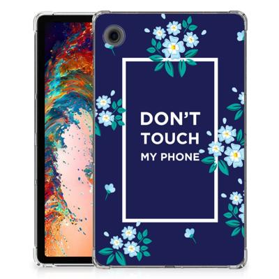 Samsung Galaxy Tab A9 Print Case Flowers Blue DTMP Samsung Galaxy Tab A9 Print Case Flowers Blue DTMP