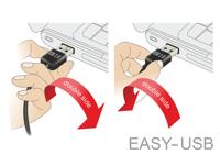 DeLOCK 0.5m, USB2.0-A/USB2.0 Micro-B USB-kabel 0,5 m USB A Micro-USB B Zwart - thumbnail