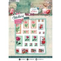 Studio Light • jenine's mindful art sticker sheets sending you love postage stamps & quotes