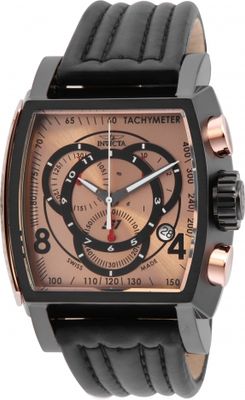 Horlogeband Invicta 20253.01 / S1 Rally Leder Zwart