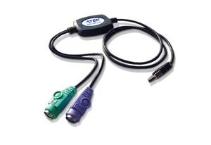 ATEN PS/2 / USB Toetsenbord/muis Aansluitkabel 0.90 m Zwart