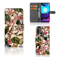 Motorola Moto E20 | E30 | E40 Hoesje Flowers - thumbnail