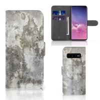 Samsung Galaxy S10 Plus | Bookcase | Beton Print