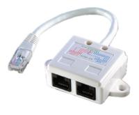 Value Netwerk T-adapter CAT 5e Wit - thumbnail