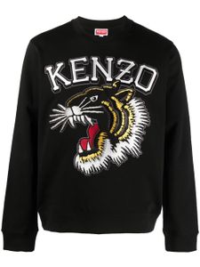 Kenzo sweat Varsity Tiger en coton - Noir