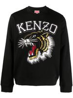 Kenzo sweat Varsity Tiger en coton - Noir - thumbnail