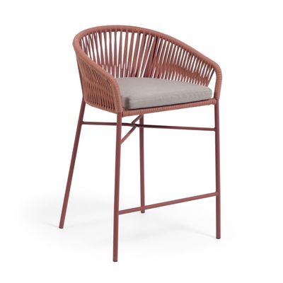 Kave Home Yanet barkruk H65 Terracotta