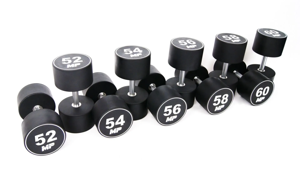 Muscle Power urethaan dumbbellset 52-60KG