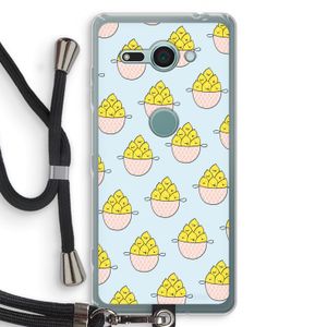 Citroenen: Sony Xperia XZ2 Compact Transparant Hoesje met koord