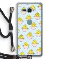 Citroenen: Sony Xperia XZ2 Compact Transparant Hoesje met koord