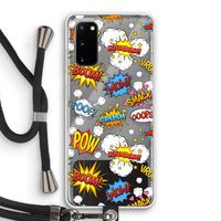 Pow Smack: Samsung Galaxy S20 Transparant Hoesje met koord