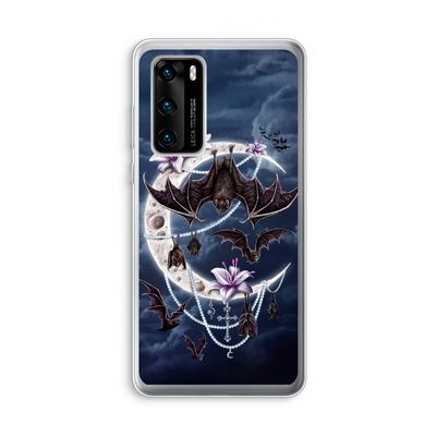 Vleermuizen Maan: Huawei P40 Transparant Hoesje