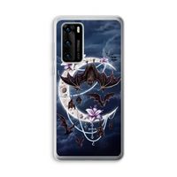 Vleermuizen Maan: Huawei P40 Transparant Hoesje