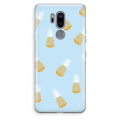 Ananasjes: LG G7 Thinq Transparant Hoesje