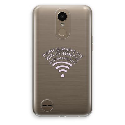 Home Is Where The Wifi Is: LG K10 (2017) Transparant Hoesje