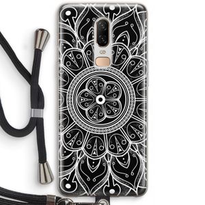 Roses Are Red: OnePlus 6 Transparant Hoesje met koord