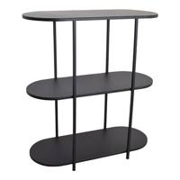 LOFT42 Oval Sidetable - Zwart - metaal - 77x70x30 - thumbnail