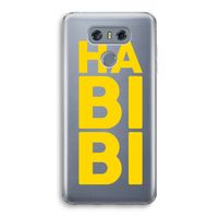 Habibi Blue: LG G6 Transparant Hoesje