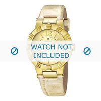 Festina horlogeband F16735/2 Leder Cream wit / Beige / Ivoor