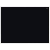NAGA - Magnetisch Glasbord - Zwart - 90 x 120 cm - Geschikt voor whiteboard markers - thumbnail
