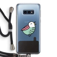 Birdy: Samsung Galaxy S10e Transparant Hoesje met koord