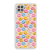 Pink donuts: Samsung Galaxy A22 4G Transparant Hoesje
