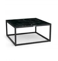 Tierra Outdoor lounge tuintafel rio marble trespa 80x80x40cm charcoal
