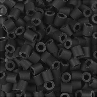 NABBI Biobeads van , afm 5x5 mm, gatgrootte 2.5 mm, medium, zwart, 1000 stuk/ 1 doos