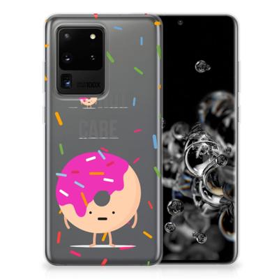 Samsung Galaxy S20 Ultra | Siliconen Case | Donut Roze