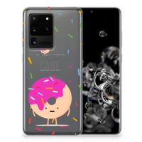 Samsung Galaxy S20 Ultra | Siliconen Case | Donut Roze