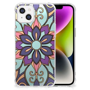 iPhone 14 Case Purple Flower