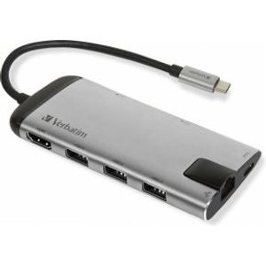 Verbatim 49142 USB-C Multiport Adapter Travel Dock
