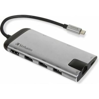 Verbatim 49142 USB-C Multiport Adapter Travel Dock