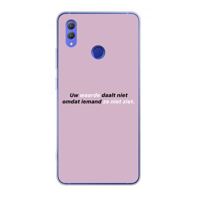 uw waarde daalt niet: Honor Note 10 Transparant Hoesje