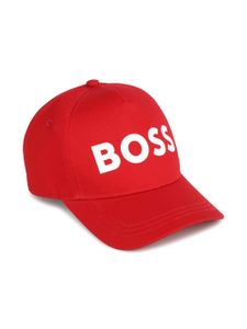 BOSS Kidswear casquette en coton à logo imprimé - Rouge