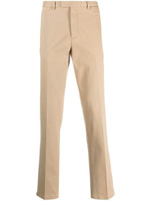 Boglioli pantalon chino à coupe droite - Tons neutres
