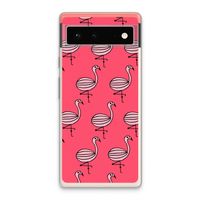 Flamingo: Google Pixel 6 Transparant Hoesje