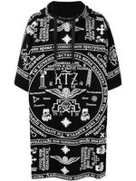 KTZ caftan à imprimé église - Noir