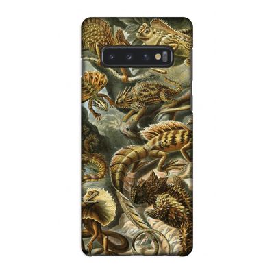 Haeckel Lacertilia: Samsung Galaxy S10 4G Volledig Geprint Hoesje