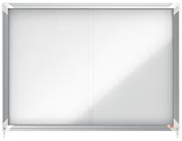 Nobo Premium Plus binnenvitrine, schuifdeuren met hoekslot, magnetisch, 8 x A4 Nobo Premium Plus binnenvitrine, schuifdeuren met hoekslot, magnetisch, 8 x A4