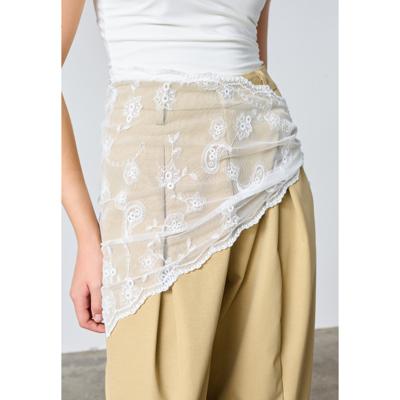 Sisters Point - Wit | Dames | Sjaal | Wit | One Size | regular | Kamst mode