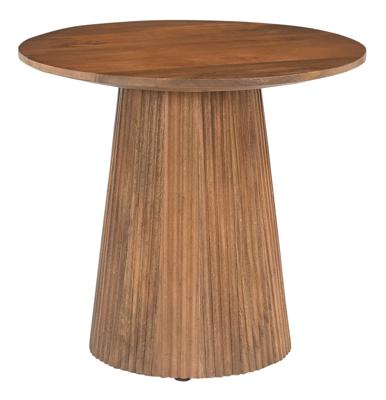 Artistiq Ronde Bijzettafel 'Dyann' Mangohout, 50cm