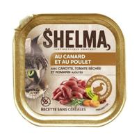 SHELMA Duck and chicken pate - nat kattenvoer - 100g